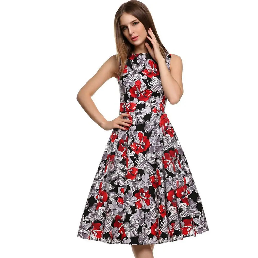 Vintage print dress - keithfowlerclothing