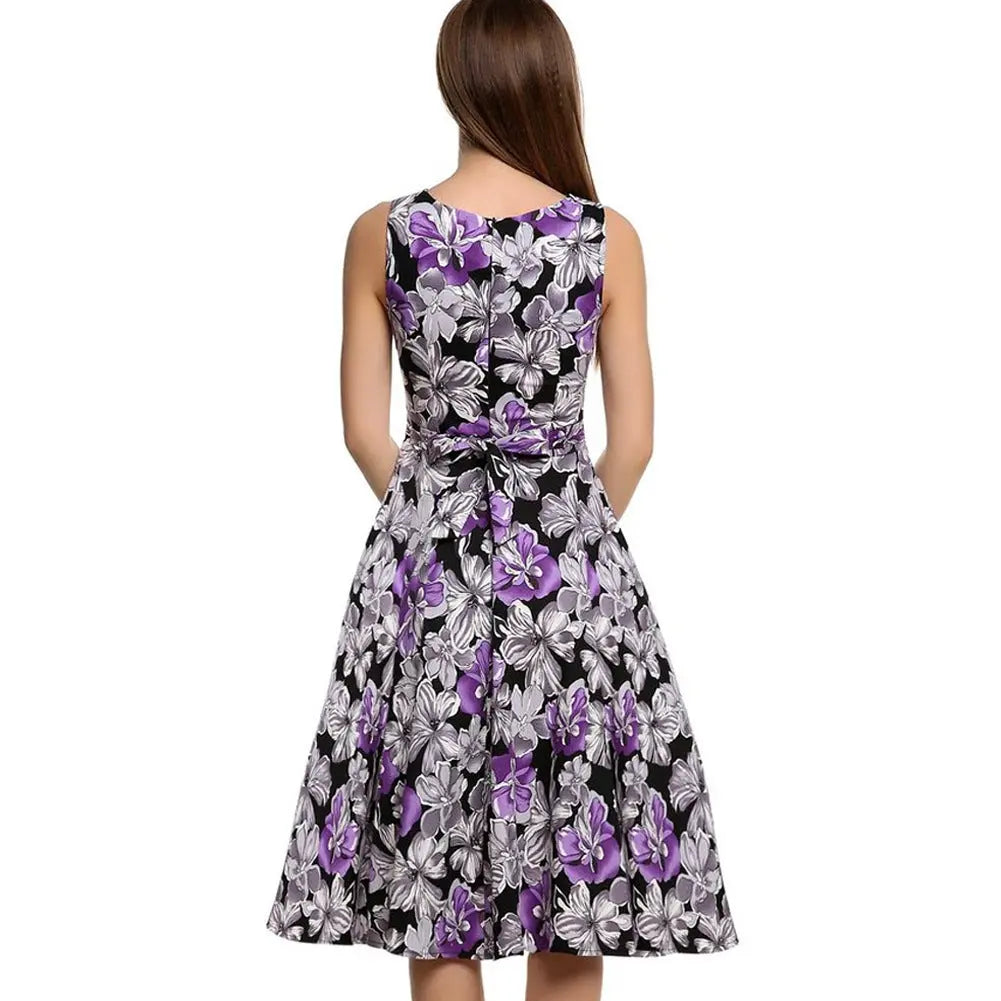 Vintage print dress - keithfowlerclothing