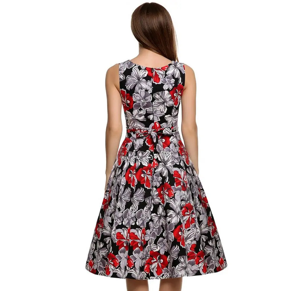 Vintage print dress - keithfowlerclothing