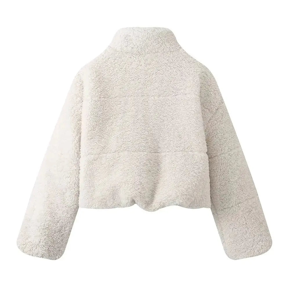 Fleece Short Cotton Jacket Jacket Coat - keithfowlerclothing