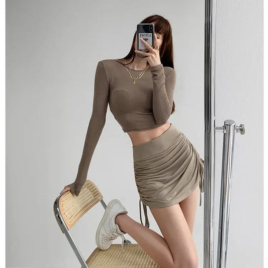 Skirts Tight Dancing Fitness Short Skirts Tide - keithfowlerclothing