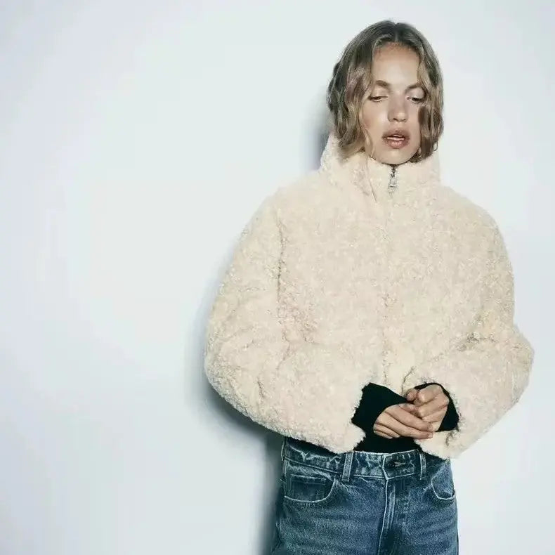 Fleece Short Cotton Jacket Jacket Coat - keithfowlerclothing