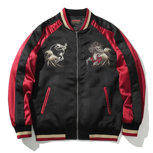 Work Embroidery KIRIN Jacket Men's And Women's Coats - keithfowlerclothing