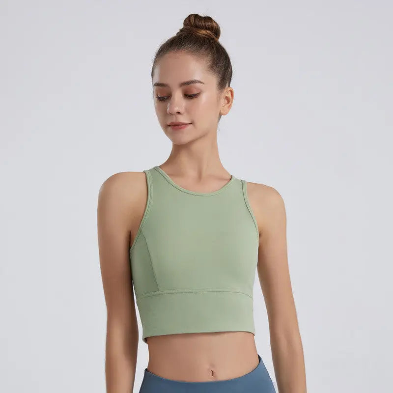 Ladies Fashion Sleeveless Yoga Sports Tank Top - keithfowlerclothing