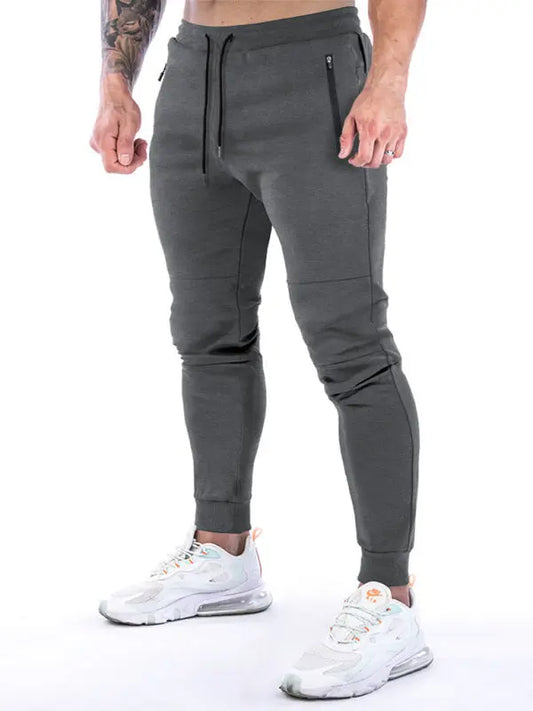 Men's fitness sports back hanging towel feet training pants - keithfowlerclothing