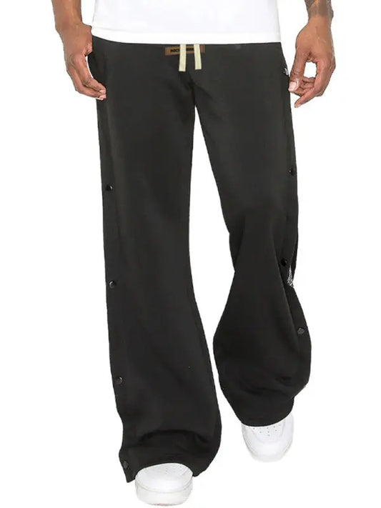 Men's Multi-Line Hip-Hop Wide-Leg Casual Trousers - keithfowlerclothing