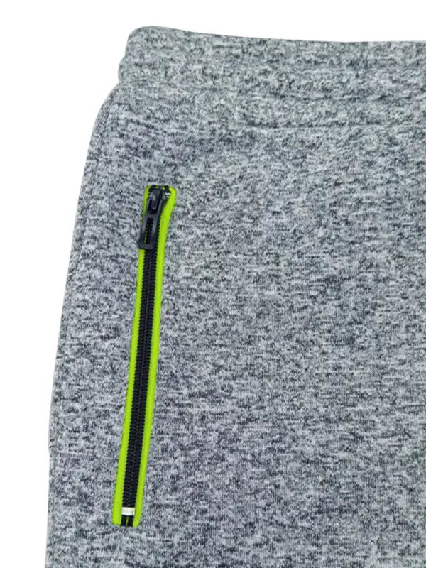 Men's sports trousers casual cationic sweatpants zipper cuffs slim fit sweatpants - keithfowlerclothing